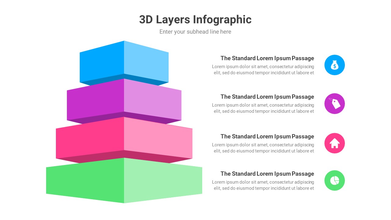 3d Layers Infographics Powerpoint Template Designs Presentation Templates