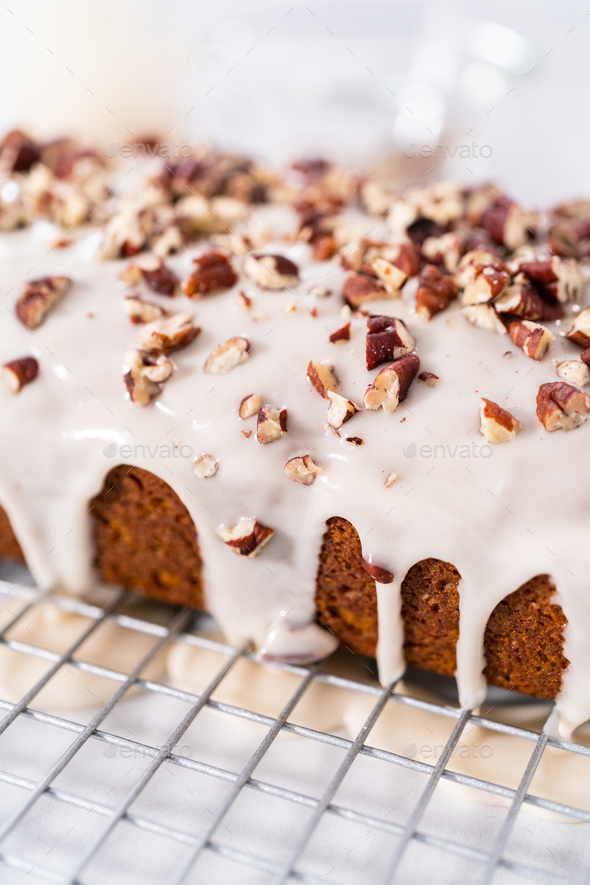 Pumpkin bread Stock Photo by arina-habich