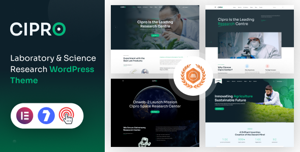Cipro – Laboratory & Science Research WordPress Theme