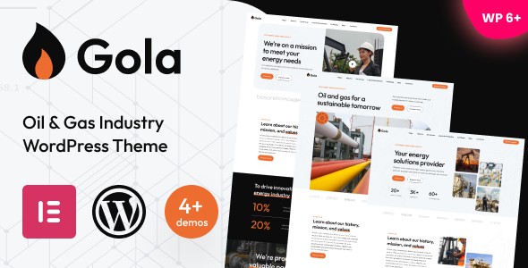 Gola – Oil & Gas Industry WordPress Theme