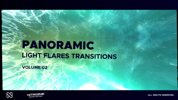 Light Flares Panoramic Transitions Vol. 02