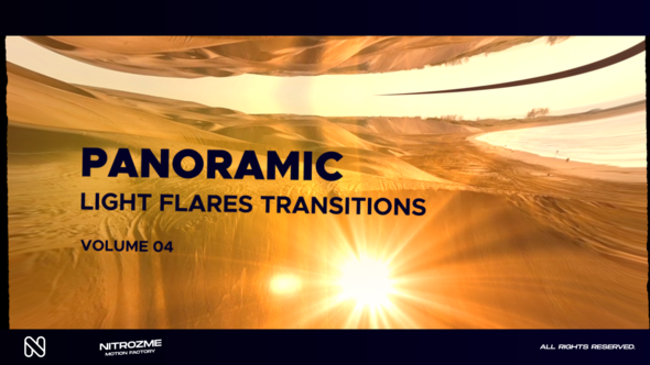 Light Flares Panoramic Transitions Vol. 04
