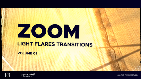 Light Flares Zoom Transitions Vol. 01