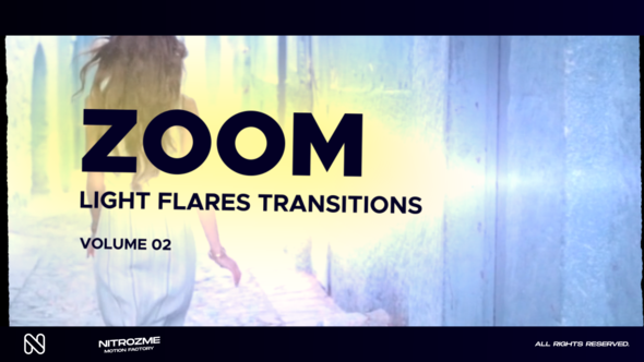 Light Flares Zoom Transitions Vol. 02