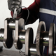 Master makes metal hardness measurement. Crankshaft. - PhotoDune Item for Sale