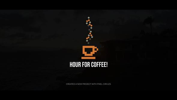 Titles for a coffee shop | After Effects Titles template preview
