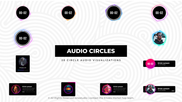 Circle Audio Visualizations