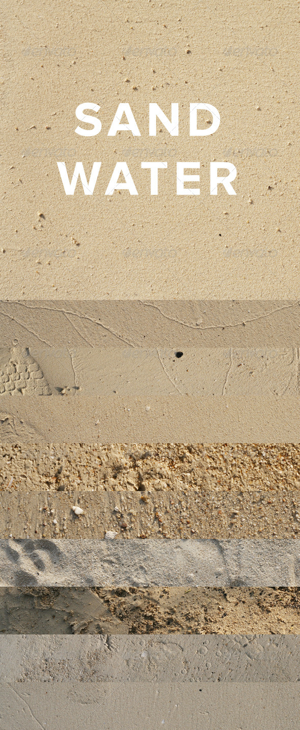 Sand Water Textures - Nature Textures