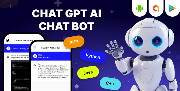 Chat GPT AI Based ChatBot - AI Chatbot Assistant - Smart AI GPT - AI Content Writer App