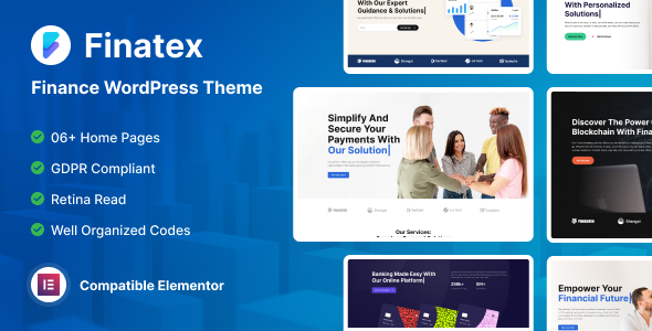 Finatex - Finance Consulting WordPress Theme