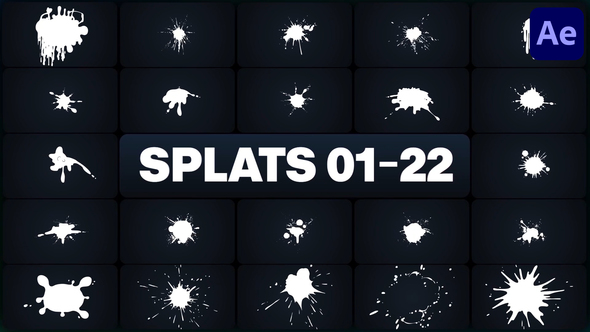 Splats Elements for After Effects Elements template preview