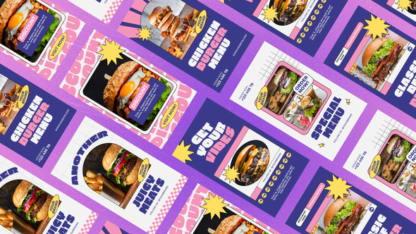Crevis Burger Shop Instagram Reel | Mogrt
