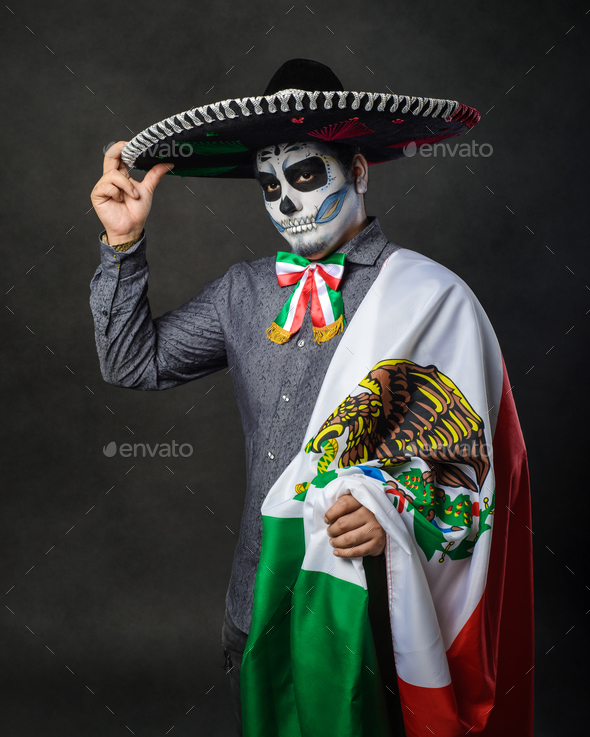 Mexican/American Flag – Mercado El Catrin