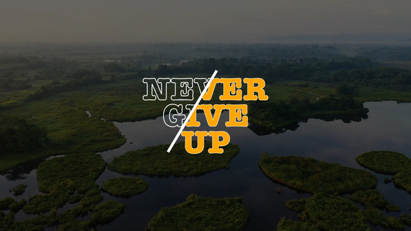 Typography Titles | AE Titles template preview