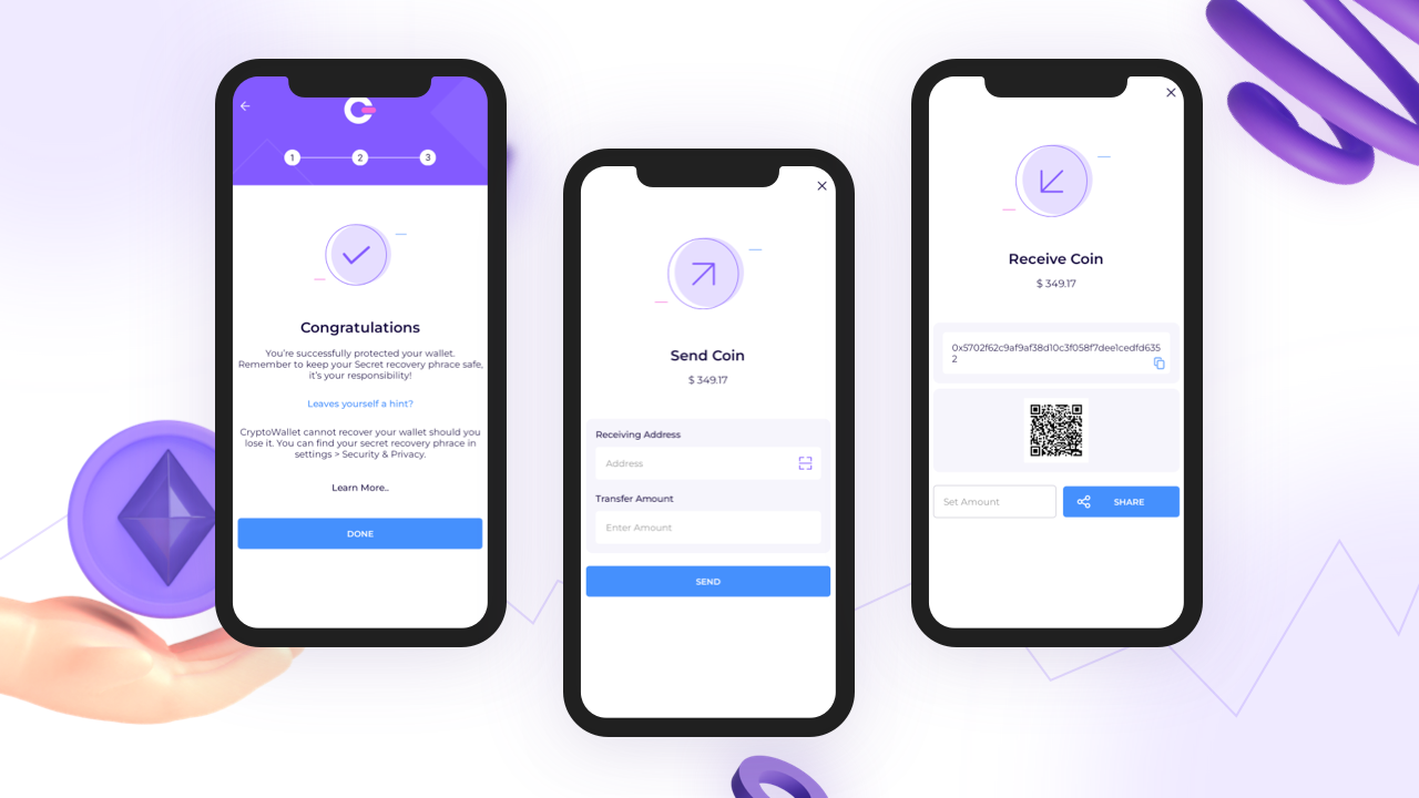 Crypto wallet - ERC20 Ethereum based wallet by skyclonestech | CodeCanyon