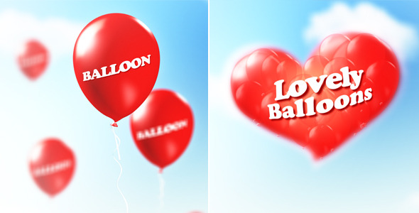 Lovely Balloons - VideoHive 3846101