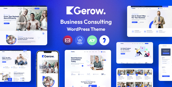 Gerow – Business Consulting WordPress Theme