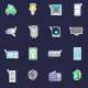 Smart Home System Icons Set Vector Sticker, Vectors | GraphicRiver