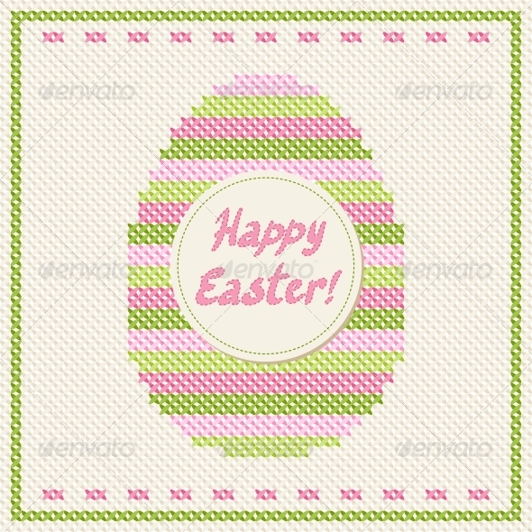 Happy Easter Greeting Card. - Valentines Seasons/Holidays