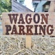 Wagon Parking sign at a Pumpkin Patch - PhotoDune Item for Sale