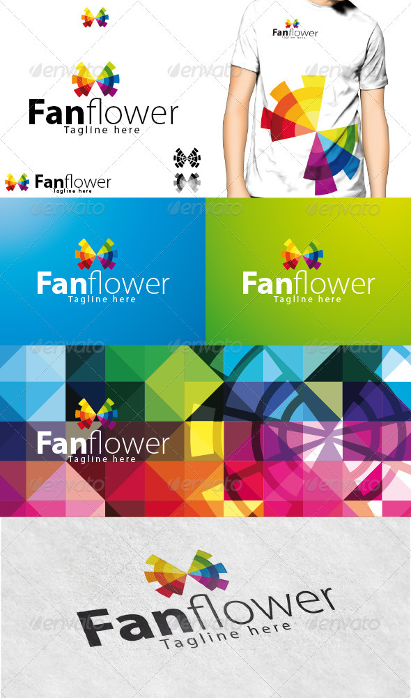 Fanflower Logo - Vector Abstract