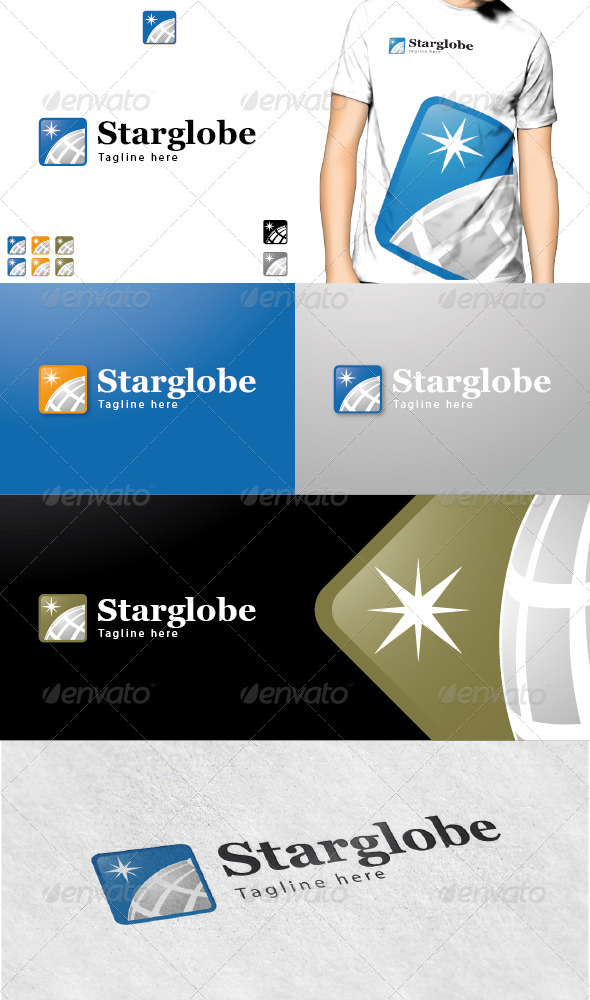 Starglobe Logo - Vector Abstract