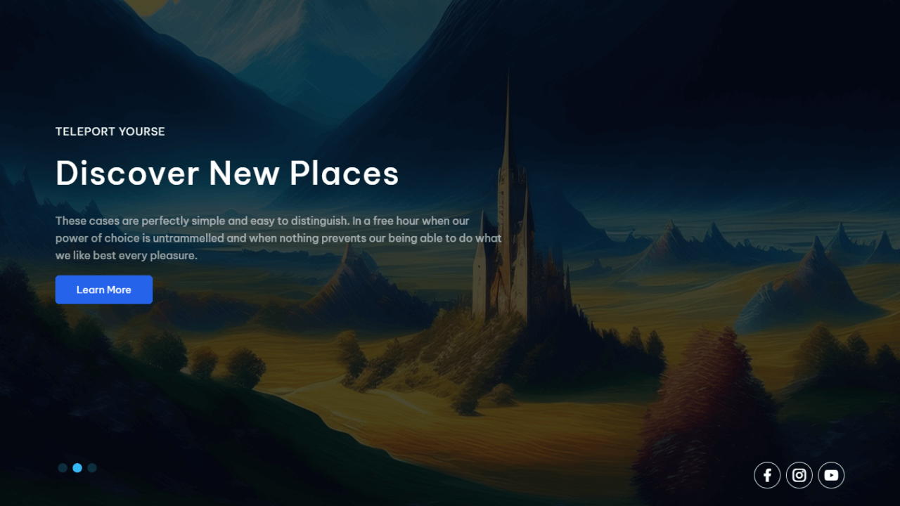 TechSlider - Hero Slider Section Tailwind CSS 3 HTML Template by Techzaa