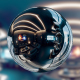 360 Degree Full Panorama of Cyberpunk Interior