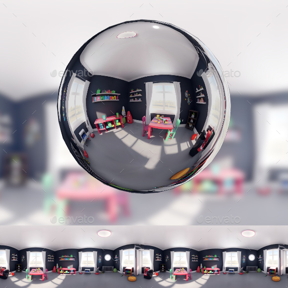 Children's Playroom 360 degree panorama