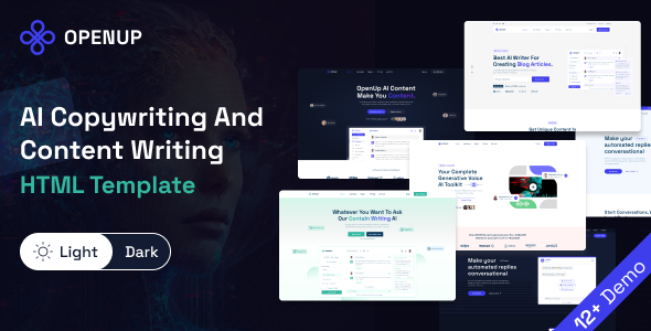 Openup - AI Writer and AI Application HTML Template Latest Version ...