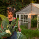 woman holding fresh Cauliflower in domestiuc farm garden - PhotoDune Item for Sale