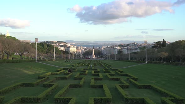 Eduardo VII Park in Lisbon