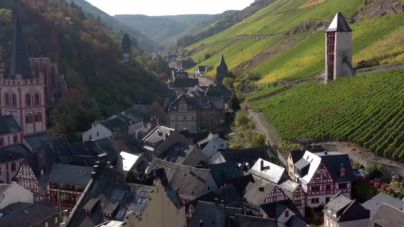 The Picturesque Town of Bacharach on the Shores of the Rhine in Germany alt