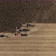 Combine Harvester Agricultural Machine Collecting Golden Ripe Corn on the Field - VideoHive Item for Sale