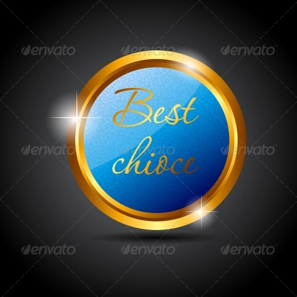 Vector Best Choice Label - Retail Commercial / Shopping