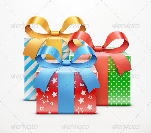 Gift Boxes - Decorative Symbols Decorative