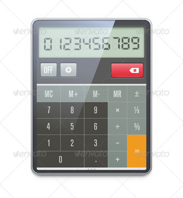 Electronic Calculator - Objects Vectors