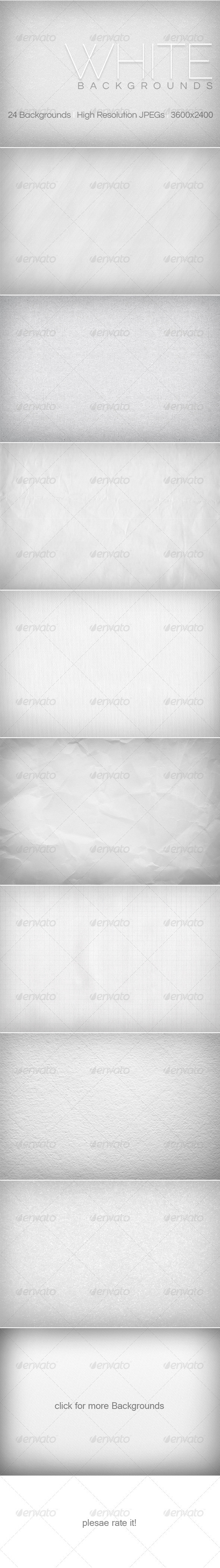 White Backgrounds Collection 1 - Backgrounds Graphics