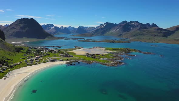 Beach Lofoten Islands Is an Archipelago in the County of Nordland, Norway. alt