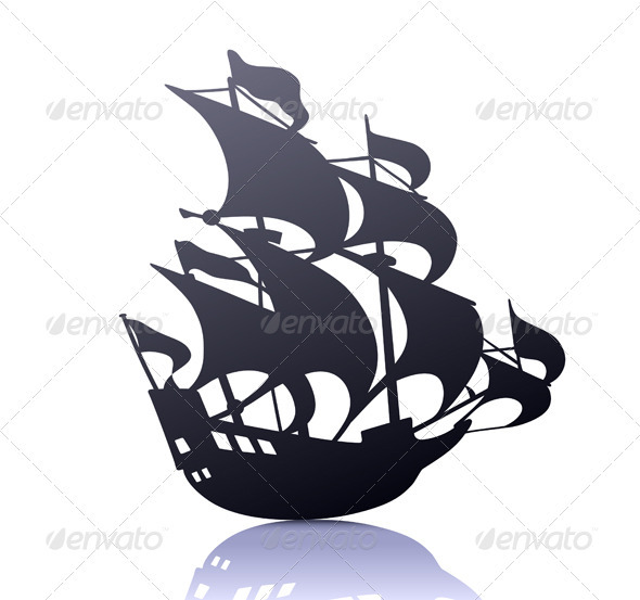 Sailing Ship - Decorative Vectors