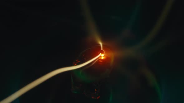 Background with Interconnections Traveling in the Abstract alt