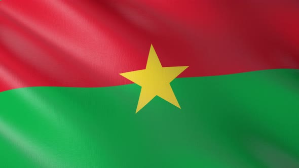 Flag of The Burkina Faso alt