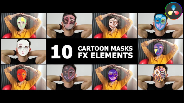 Cartoon Masks | DaVinci Resolve