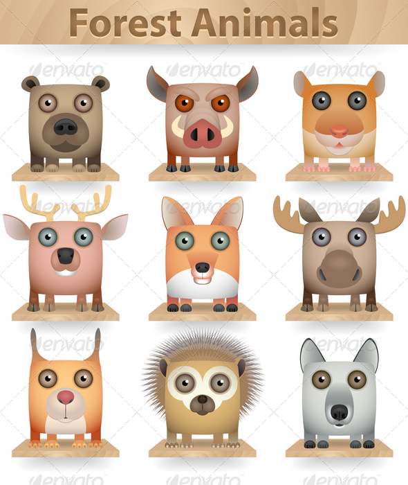 Forest Animals - Animals Characters
