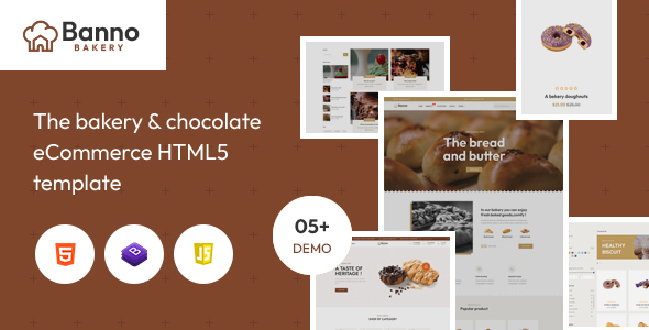 Banno - The Bakery & Chocolate eCommerce HTML5 Template