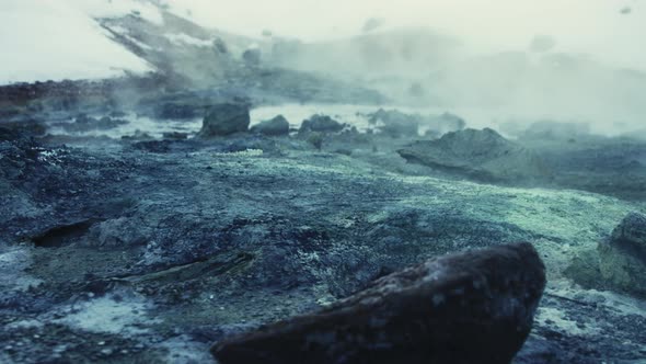 Sulfuric Landscape Iceland alt