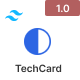 TechCard - Tailwind CSS 3 Card HTML Template