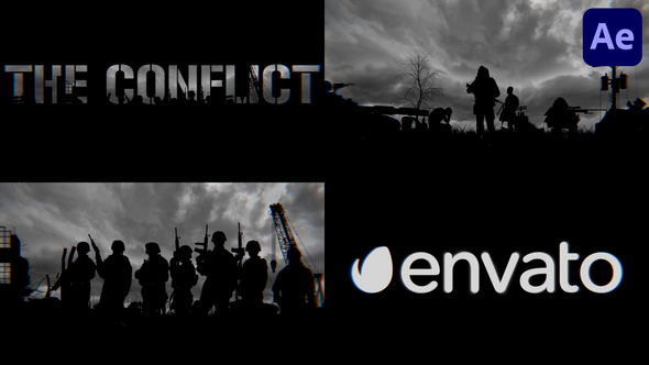 The Conflict Logo for After Effects
