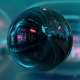 Cyberpunk Tron Night City Neon 360 Panorama