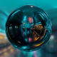 Cyberpunk Bladeruner Rainy Tron Night City Neon 360 Panorama